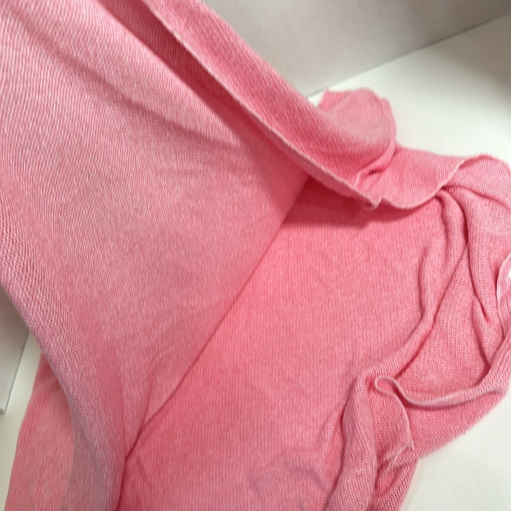 Agenda pink one shoulder poncho top size one size - Picture 3 of 4